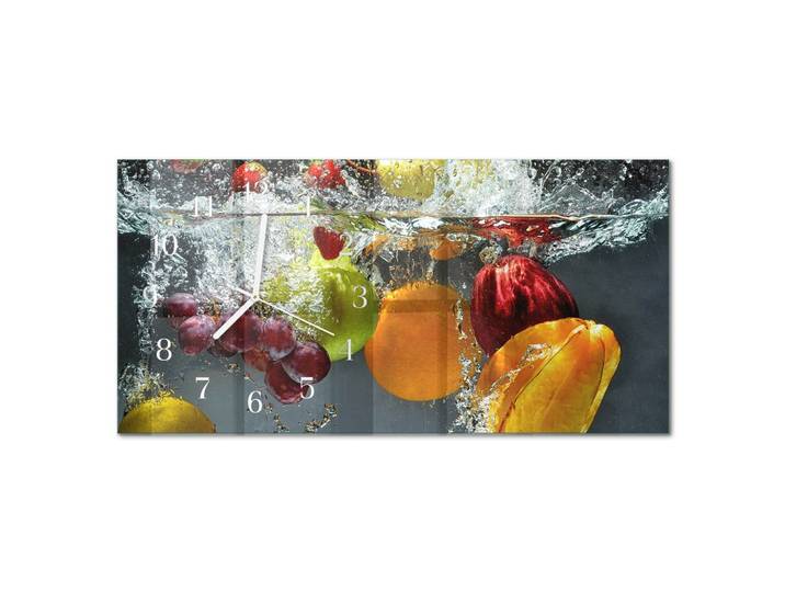 WANDUHR 60x30 cm - Mohn