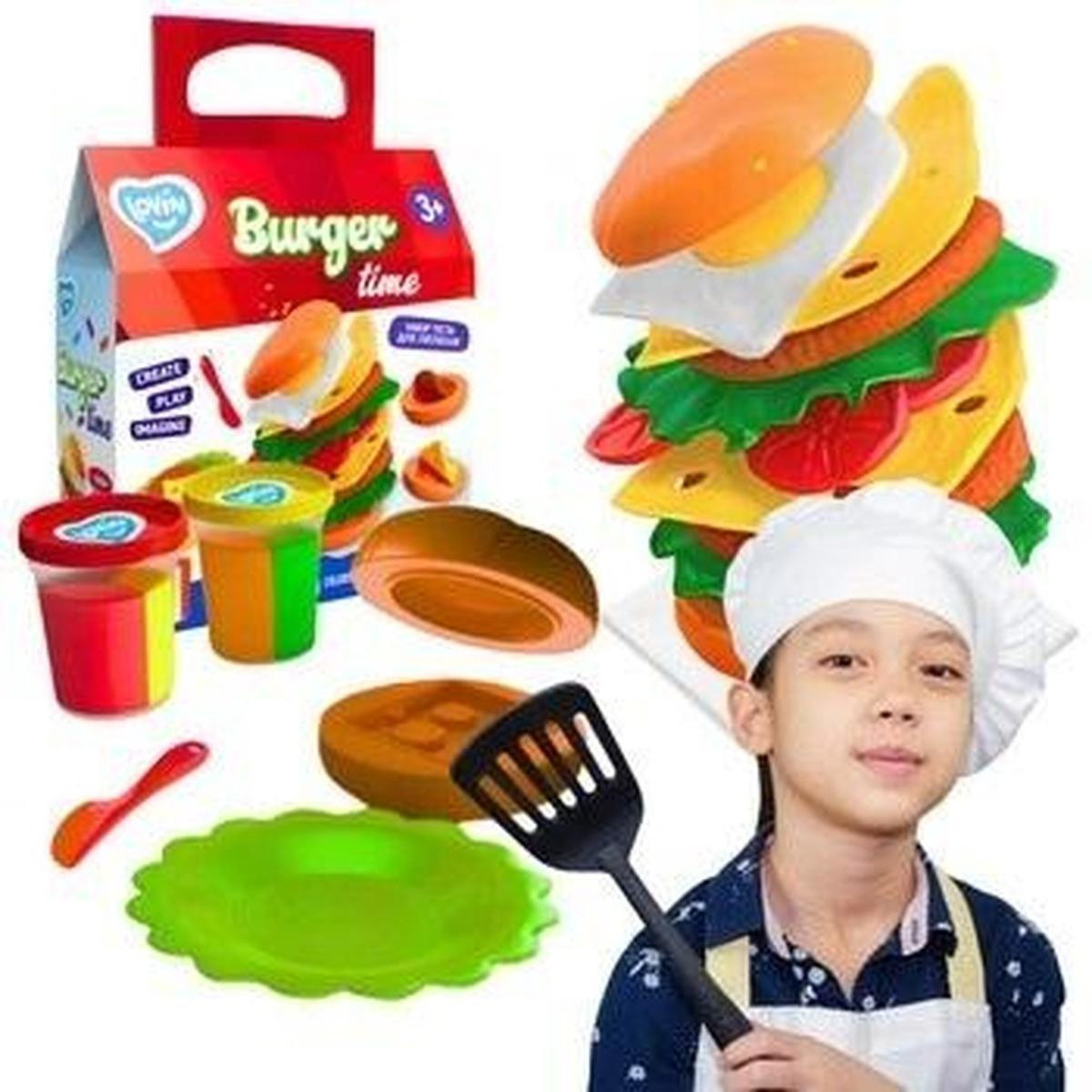 Lovin Hamburger Chef Plasticine Set