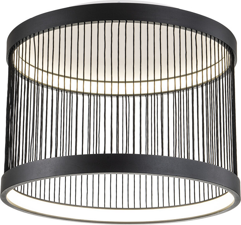 Mangel Milagro Zwarte LED-plafondlamp 43W