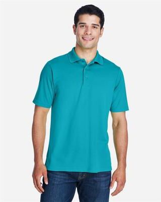 CORE365 88181 Men's Origin Performance Piqué Polo Shirt in Clear Teal size 5XL   Polyester