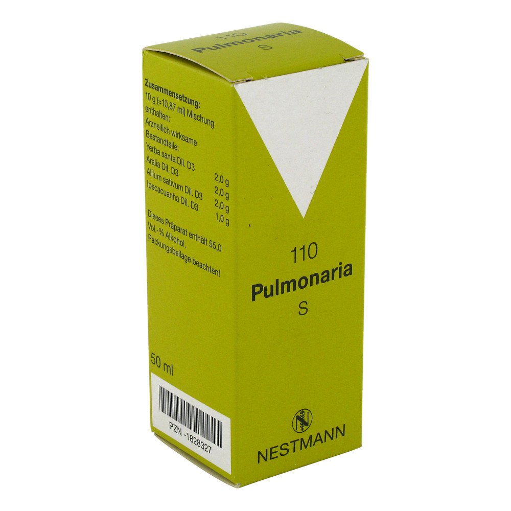 NESTMANN Pharma GmbH Pulmonaria S 110 Tropfen 01828327