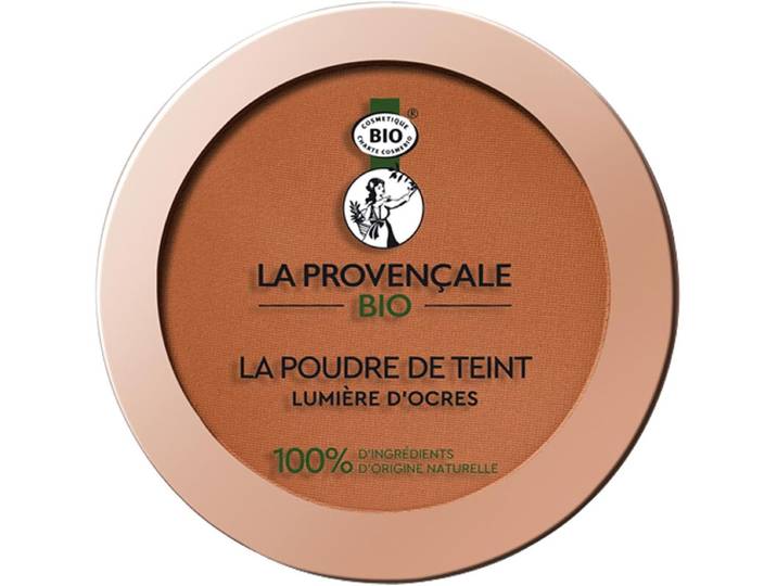 La Provençale Fond de Teint Poudre Bio Certifié Bio Ocre Foncé 8 g