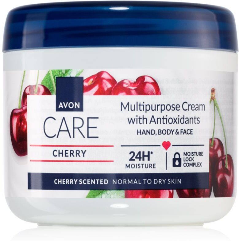 Avon Care Cherry crème multi-usages visage, mains et corps 400 ml