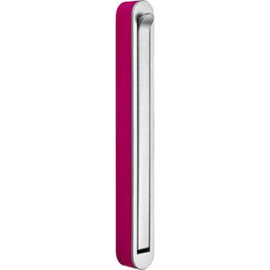 SO-TECH Garderobenhaken Harz, 120813, chrom matt / pink, Einzelhaken aus Metall, klappbar