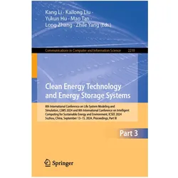 Clean Energy Technology and Energy Storage Systems, Fachbücher