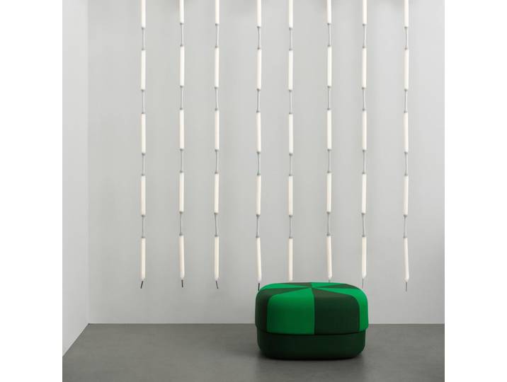LED-Hängeleuchte Reb, 5-flammig, weiß, Länge 283 cm, EU - Normann Copenhagen - Wohnzimmer - Modern - Kunststoff - Mehrflammig