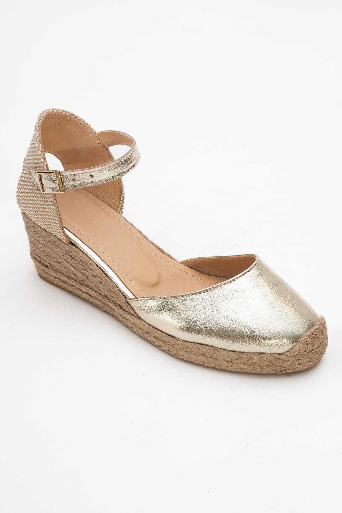 Aldea Leder-Plateauespadrille (Damen)