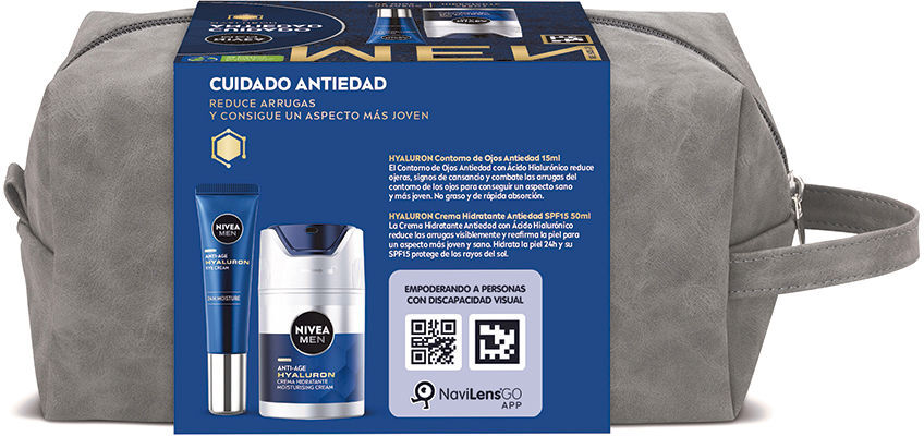 Nivea Sac À Aiguilles Homme Étui De Soin ANTI-ÂGE 3 pcs