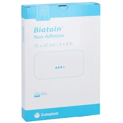 BIATAIN Schaumverband 20x20 cm nicht haftend