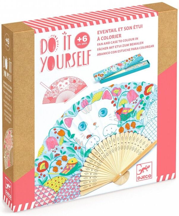 Eventail à colorier Koneko Do it Yourself - Djeco
