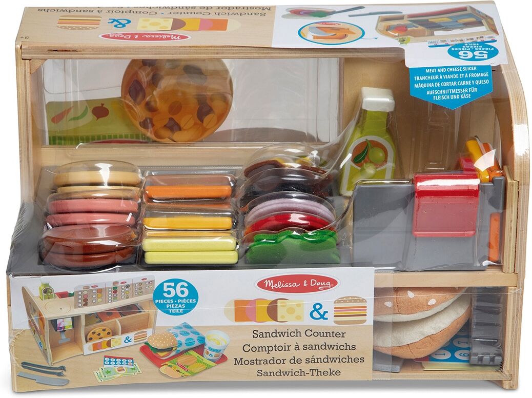 Melissa & Doug Melissa &amp; Doug - Mostrador Sandwich Madera Melissa &amp; Doug.