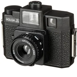 120GCFN black, opt.glas lens+flash Rollfilm-Kamera mit Blitz