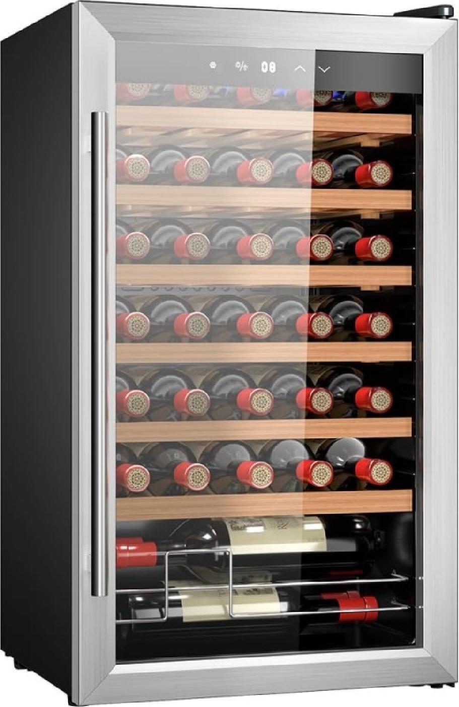 Cecotec Weinkühlschranke Bolero GrandSommelier 34030 Inox Compressor
