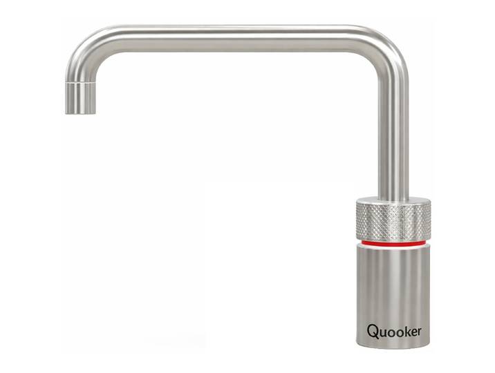 Quooker Nordic Square Kokendwaterkraan Single Tap - Kindveilige Dubbeldruk - RVS