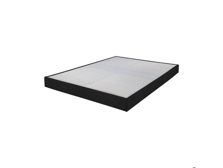 Sommier tapissier 140x190 Omega anthracite 2x18 lattes