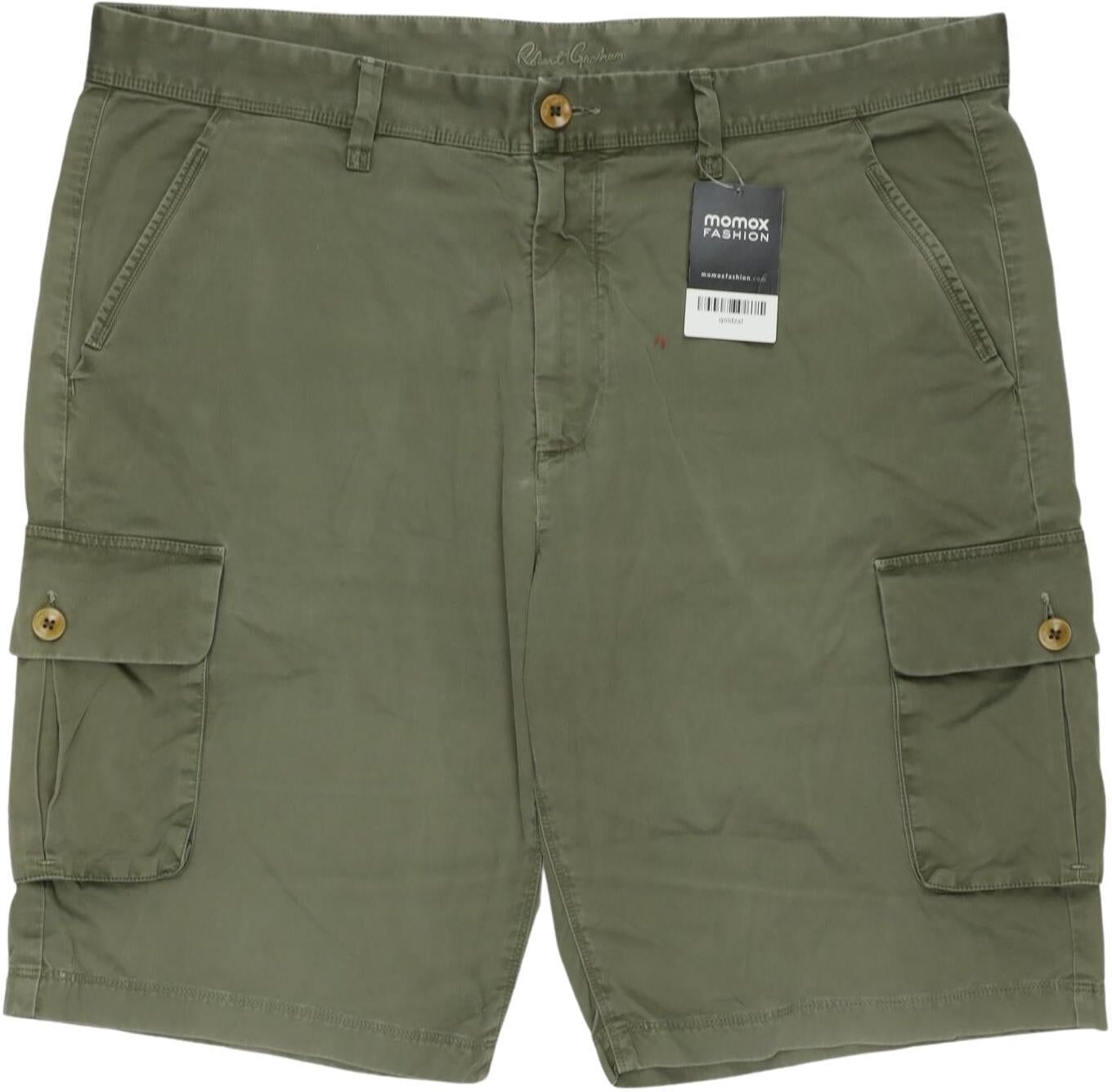 Robert Graham Herren Shorts, Grün, Gr. W38, Baumwolle - Second Hand