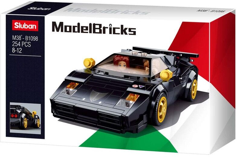 Model Bricks : Voiture de sport Taureau italien 254 pcs - Sluban