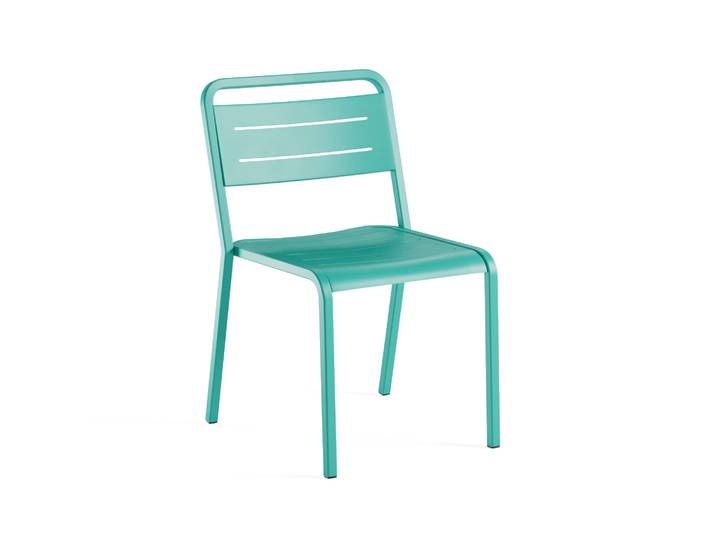4er Set Emu Urban Stapelstuhl Aluminium