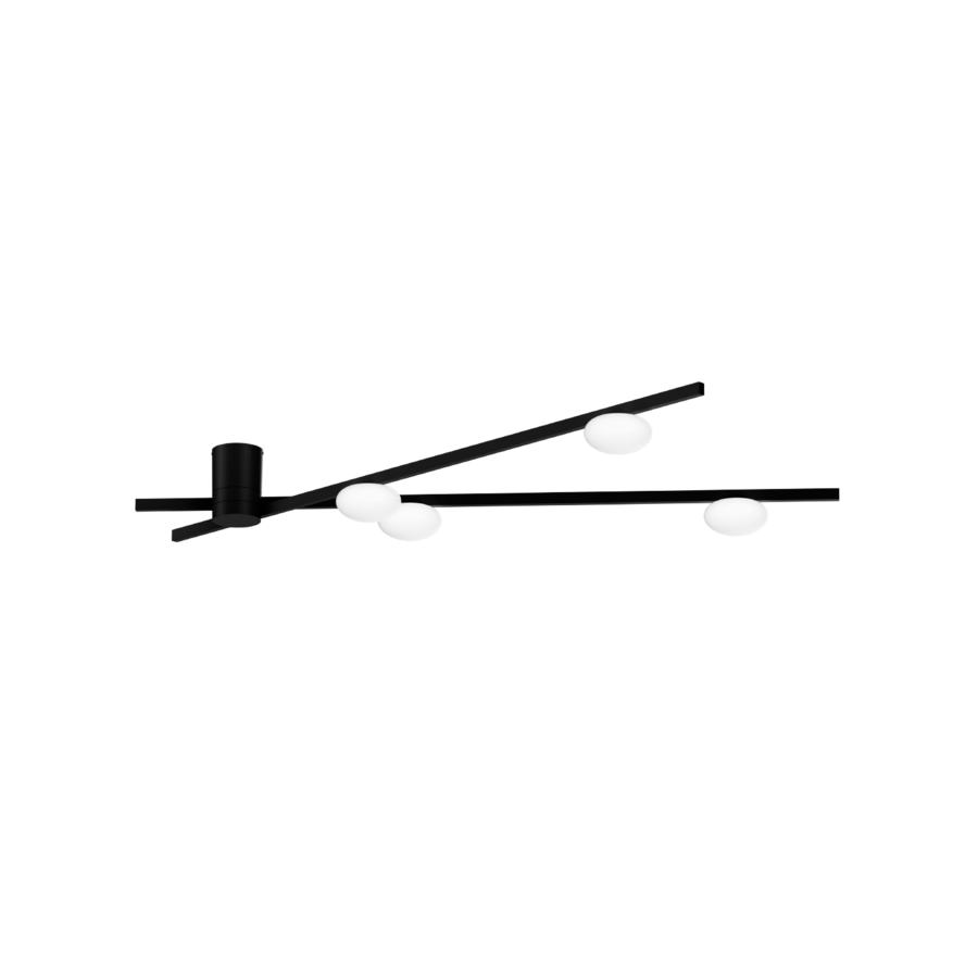 Wever & Ducré LED-Deckenleuchte PERLEZ SPIN CEILING SURF 1.0 - 2700K BW 192784BW3 5404037359943