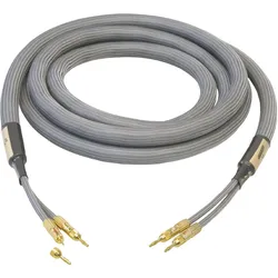 Maxtrack Lautsprecher-Kabel (5 m), Videokabel, Silber