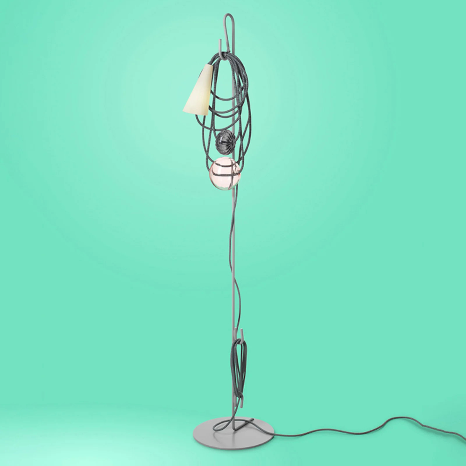 Foscarini Filo Vloerlamp Amethyst Queen voor de woonkamer