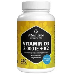 vitamaze VITAMIN D3 2.000 I.E. + K2 240 St Tabletten
