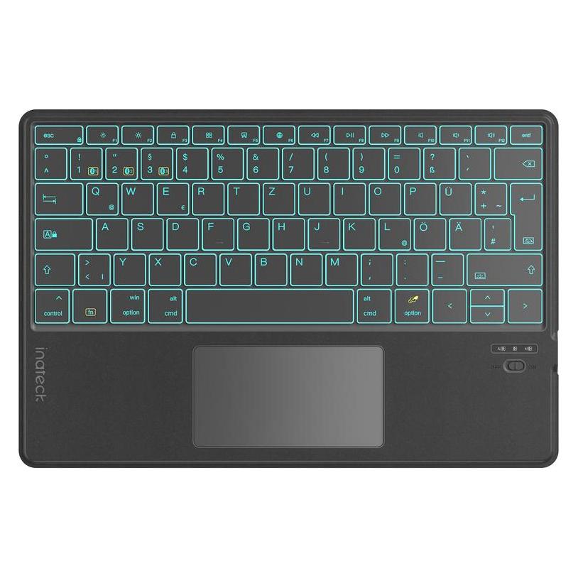 Inateck Keyboard 01104 gray (KB01104 gray) (DE, Apple iPad Pro 11 2018, Apple iPad Pro 11 2020, Apple iPad Pro 11 2021, Apple iPad Pro 11 2022) (KB01104_GRAY)