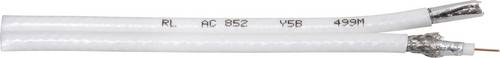 Interkabel AC 852-1 Koaxialkabel 75Ω 105 dB Weiß Meterware
