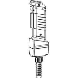 ABB JSHD4-3-AH 3-Stellungs-Zustimmgerät mit LEDs, ohne Zusatztaster mit Schraubanschluss und Kabeltülle ohne Handerkennung 2TLA019995R2000