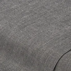 Baumwoll-Batist/Chambray „Denim-Optik“, grau meliert