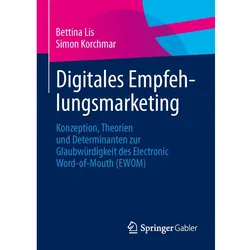 Digitales Empfehlungsmarketing, Fachbücher von Bettina Lis, Simon Korchmar