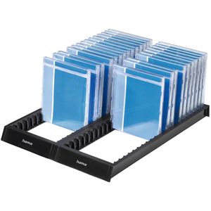 Hama CD-Box 48000 CD Flipper 44, für bis zu 44 Discs, aus Kunststoff, schwarz