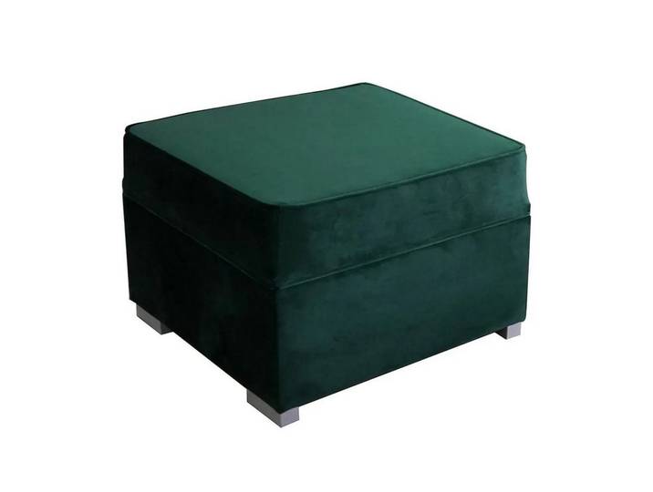 NACANAPA Hocker MONACO PIC (Weiches und angenehm zu berührendes Gewebe), Vorratsbehälter, elegante einfache Form
