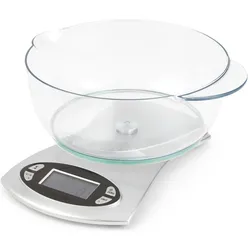 Salter 1069 SCFEU12 Electronic Bowl Scale, Küchenwaage, Silber
