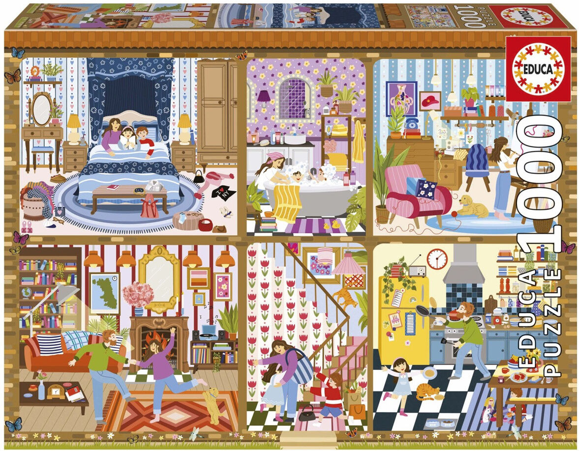 EDUCA BORRAS Puzzle 1000 pcs Doux Foyer - Educa