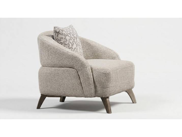 Xlmoebel Loungesessel Beiger Loungesessel im modernen Design für eleganten Komfort (1-St), Made in Europa
