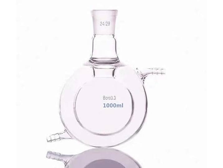 500 ml 1000 ml Labor-Ummantelungsglas-Doppelschicht-Reaktorflasche – Glasbecher mit 24/29-Verbindung(1000ml)