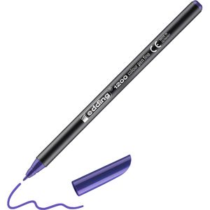 Edding Filzstifte 1200, Color Pen Fine, Strichbreite 1mm, violett