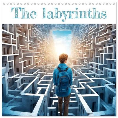 The labyrinths (Wall Calendar 2027 12 × 12 Inch) CALVENDO 12 Month Wall Calendar