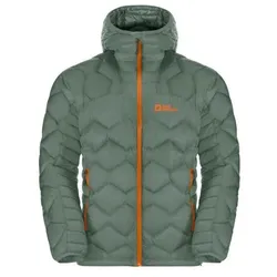 Jack Wolfskin Herren Alpspitze Down Hoody - M - hedge green