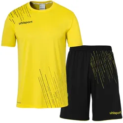 uhlsport Score 26 Set (Trikot+Shorts) Herren 122 - limonengelb/schwarz 3XL
