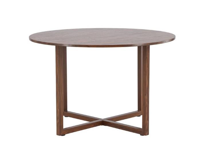 Venture Home Esstisch Durango Esstisch Ø120 cm Walnuss-Dekor. (1-St)