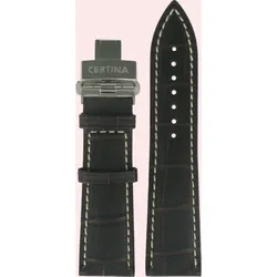 Certina - Leder Lederarmband 23mm/20mm C600015514 - alligator-prägung,braun,rind