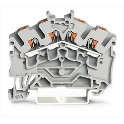 WAGO GmbH &amp; Co. KG 4-Leiter-Durchgangsklemme 2202-6405