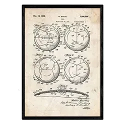 POSTER Fußball Patent A3 Rahmenlos
