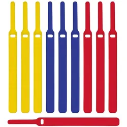LABEL THE CABLE Klettkabelbinder BASIC STRAPS farbsortiert