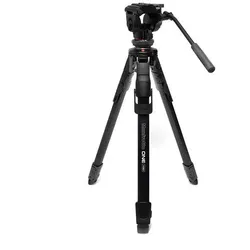 Manfrotto ONE Videostativ Alu Kit mit Fluid Videokopf 500X