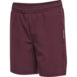 HUMMEL hmlMOVE GRID WOVEN SHORTS KIDS grape wine 128