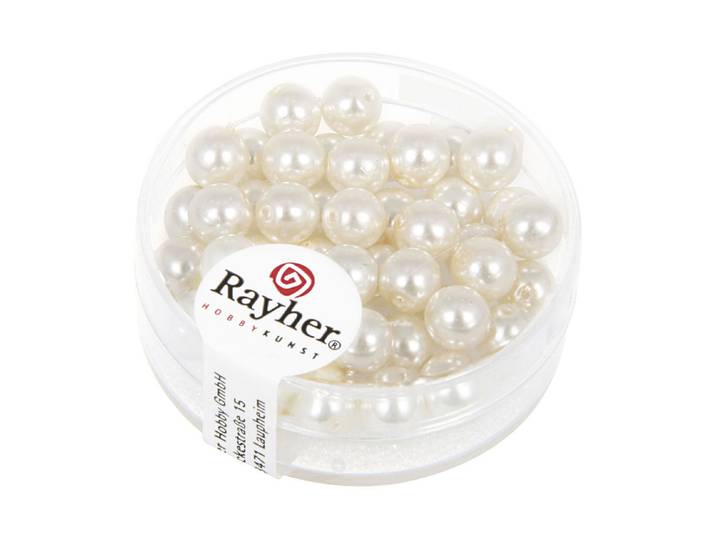Rayher Glaswachsperlen Renaissance 6 mm 45 Stück