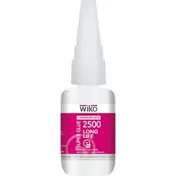 WIKO SGHT2500 - Sekundenkleber, Super Glue HAT 2500, schlagfest, 20 g